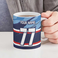 Custom Slovenia Sport Fan Jersey Ceramic Mug Broken Ice Style Patterns - Wonder Print Shop