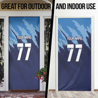 Slovenia Sport Fan Jersey Door Cover Broken Ice Style Patterns - Wonder Print Shop