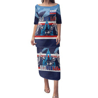 Custom Slovenia Sport Fan Jersey Family Matching Puletasi and Hawaiian Shirt Broken Ice Style Patterns - Wonder Print Shop