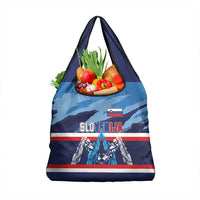 Slovenia Sport Fan Jersey Grocery Bag Broken Ice Style Patterns - Wonder Print Shop