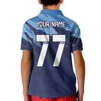 Custom Slovenia Sport Fan Jersey Kid Polo Shirt Broken Ice Style Patterns - Wonder Print Shop