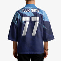 Custom Slovenia Sport Fan Jersey Kimono Broken Ice Style Patterns - Wonder Print Shop