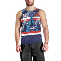 Custom Slovenia Sport Fan Jersey Men Tank Top Broken Ice Style Patterns - Wonder Print Shop