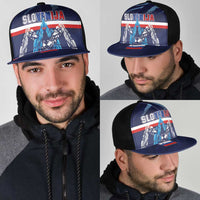 Slovenia Sport Fan Jersey Mesh Trucker Cap Broken Ice Style Patterns - Wonder Print Shop