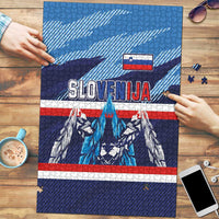 Slovenia Sport Fan Jersey Puzzle Broken Ice Style Patterns - Wonder Print Shop