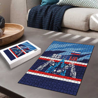 Slovenia Sport Fan Jersey Puzzle Broken Ice Style Patterns - Wonder Print Shop