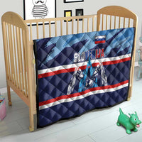 Slovenia Sport Fan Jersey Quilt Broken Ice Style Patterns - Wonder Print Shop