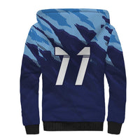 Custom Slovenia Sport Fan Jersey Sherpa Hoodie Broken Ice Style Patterns - Wonder Print Shop