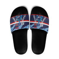 Slovenia Sport Fan Jersey Slide Sandals Broken Ice Style Patterns - Wonder Print Shop