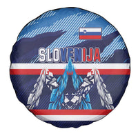 Slovenia Sport Fan Jersey Spare Tire Cover Broken Ice Style Patterns - Wonder Print Shop