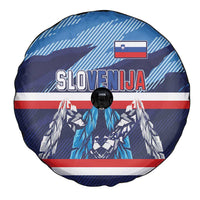 Slovenia Sport Fan Jersey Spare Tire Cover Broken Ice Style Patterns - Wonder Print Shop