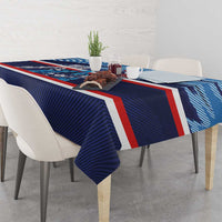 Slovenia Sport Fan Jersey Tablecloth Broken Ice Style Patterns - Wonder Print Shop