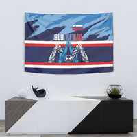 Slovenia Sport Fan Jersey Tapestry Broken Ice Style Patterns - Wonder Print Shop