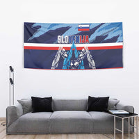 Slovenia Sport Fan Jersey Tapestry Broken Ice Style Patterns - Wonder Print Shop