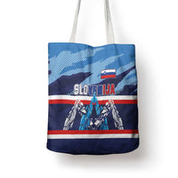 Slovenia Sport Fan Jersey Tote Bag Broken Ice Style Patterns - Wonder Print Shop