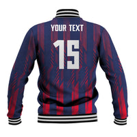 Custom Serbia Sport Fan Jersey Baseball Jacket Eagle Wings with Sporty Stripes Style - Wonder Print Shop