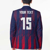 Custom Serbia Sport Fan Jersey Blazer Eagle Wings with Sporty Stripes Style - Wonder Print Shop