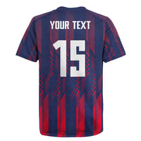 Custom Serbia Sport Fan Jersey Rugby Jersey Eagle Wings with Sporty Stripes Style - Wonder Print Shop