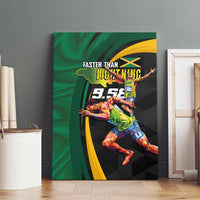 Jamaican Pride Canvas Wall Art 9.58 Seconds-Faster Than Lightning - Wonder Print Shop