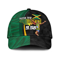 Jamaican Pride Classic Cap 9.58 Seconds-Faster Than Lightning - Wonder Print Shop