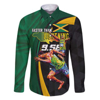 Jamaican Pride Family Matching Summer Maxi Dress and Hawaiian Shirt 9.58 Seconds-Faster Than Lightning - Wonder Print Shop