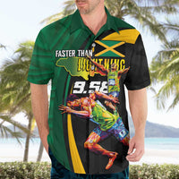 Jamaican Pride Hawaiian Shirt 9.58 Seconds-Faster Than Lightning - Wonder Print Shop