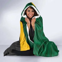 Jamaican Pride Hooded Blanket 9.58 Seconds-Faster Than Lightning - Wonder Print Shop