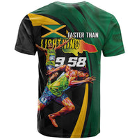 Jamaican Pride T Shirt 9.58 Seconds-Faster Than Lightning - Wonder Print Shop