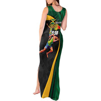 Jamaican Pride Tank Maxi Dress 9.58 Seconds-Faster Than Lightning - Wonder Print Shop