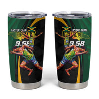 Jamaican Pride Tumbler Cup 9.58 Seconds-Faster Than Lightning - Wonder Print Shop