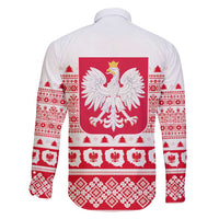 Polish Christmas Family Matching Mermaid Dress and Hawaiian Shirt - Poland Emblem and Lachy Sadeckie Pattern - Wonder Print Shop