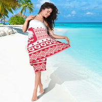 Polish Christmas Sarong - Poland Emblem and Lachy Sadeckie Pattern - Wonder Print Shop