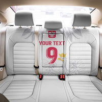 Custom Polish Football Jersey Back Car Seat Cover Polska Eagle Athletic Soccer - Wonder Print Shop