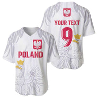Custom Polish Football Jersey Baseball Jersey Polska Eagle Athletic Soccer - Wonder Print Shop