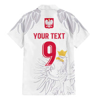 Custom Polish Football Jersey Family Matching Mermaid Dress and Hawaiian Shirt Polska Eagle Athletic Soccer - Wonder Print Shop
