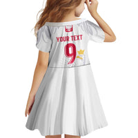 Custom Polish Football Jersey Family Matching Puletasi and Hawaiian Shirt Polska Eagle Athletic Soccer - Wonder Print Shop