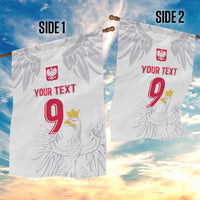 Custom Polish Football Jersey Garden Flag Polska Eagle Athletic Soccer - Wonder Print Shop