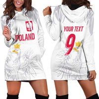 Custom Polish Football Jersey Hoodie Dress Polska Eagle Athletic Soccer - Wonder Print Shop