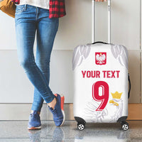 Custom Polish Football Jersey Luggage Cover Polska Eagle Athletic Soccer - Wonder Print Shop