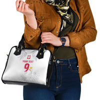 Custom Polish Football Jersey Shoulder Handbag Polska Eagle Athletic Soccer