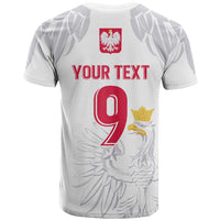 Custom Polish Football Jersey T Shirt Polska Eagle Athletic Soccer - Wonder Print Shop