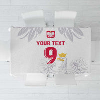 Custom Polish Football Jersey Tablecloth Polska Eagle Athletic Soccer - Wonder Print Shop