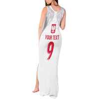 Custom Polish Football Jersey Tank Maxi Dress Polska Eagle Athletic Soccer - Wonder Print Shop