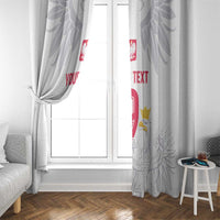 Custom Polish Football Jersey Window Curtain Polska Eagle Athletic Soccer - Wonder Print Shop