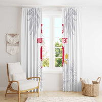 Custom Polish Football Jersey Window Curtain Polska Eagle Athletic Soccer - Wonder Print Shop