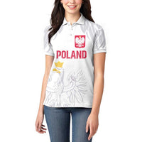 Custom Polish Football Jersey Women Polo Shirt Polska Eagle Athletic Soccer - Wonder Print Shop