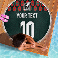 Custom Mexican Football Jersey Special Edition 2024 Beach Blanket - Wonder Print Shop