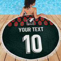 Custom Mexican Football Jersey Special Edition 2024 Beach Blanket - Wonder Print Shop