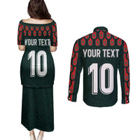 Custom Mexican Football Jersey Special Edition 2024 Couples Matching Puletasi and Long Sleeve Button Shirt - Wonder Print Shop