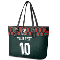 Custom Mexican Football Jersey Special Edition 2024 Leather Tote Bag - Wonder Print Shop